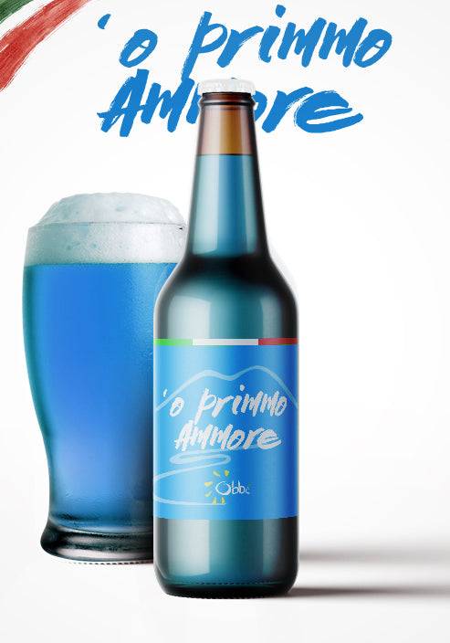 1 BOX PRIMMO AMMORE BIRRA AZZURRA | 12 Birre artigianale 33 cl (con Obbè)